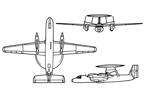 e 2 hawkeye specifications