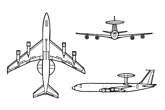 E 3 Sentry Awacs Military Aircraft