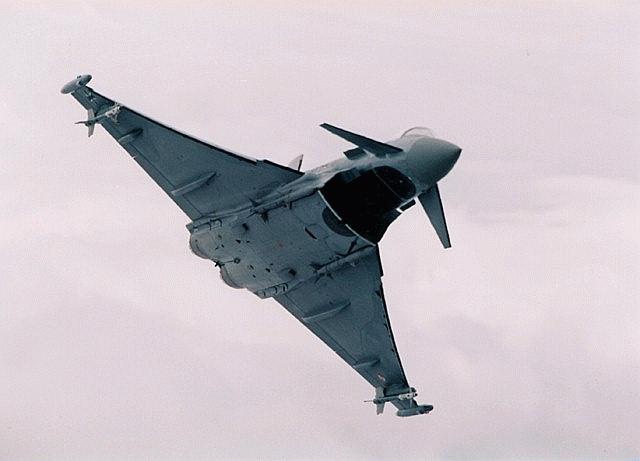 1:72 Easy Model EF-2000A British RAF Eurofighter Typhoon Fighter Finished Model