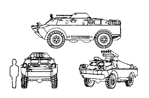 Рисунок брдм карандашом