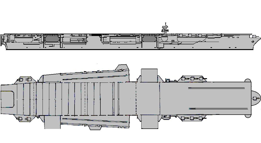 CVA-58. Авианосцы типа CVA 01. USS United States. USS United States 1797.